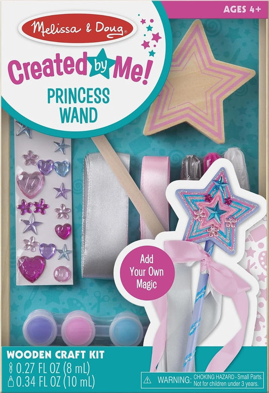 Melissa & Doug Created by Me Princess Wand Wooden Craft Kit