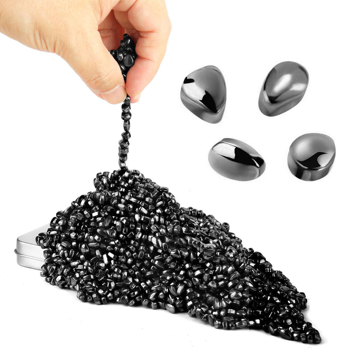 Matassari 550pcs Fidget Toy, Sensory Toys for Adults & Teens（Black）
