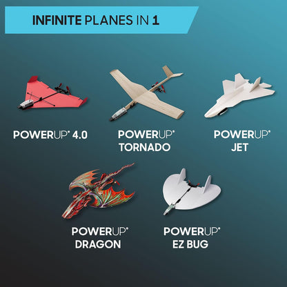 POWERUP 4.0 Paper Airplane Kit - Smartphone App Controlled RC Plane Motor