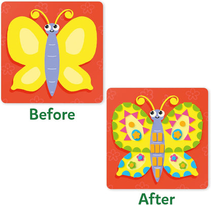 Skillmatics Fun with Foam Sticker Art – Animals, Craft Kit, Gift for Kids