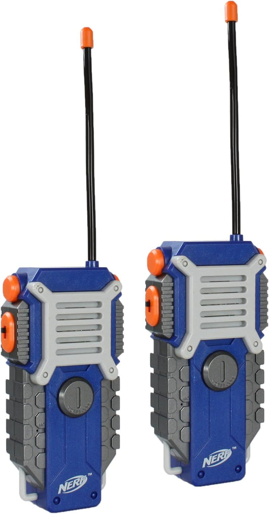 Nerf - Kids Walkie Talkie Set of 2, 1000ft Long Range, Push to Talk