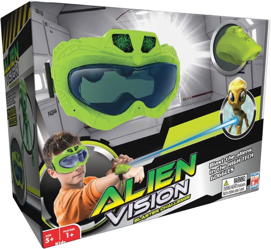 Fotorama Alien Vision Shooting Game, Goggles and Wrist Blaster Toy