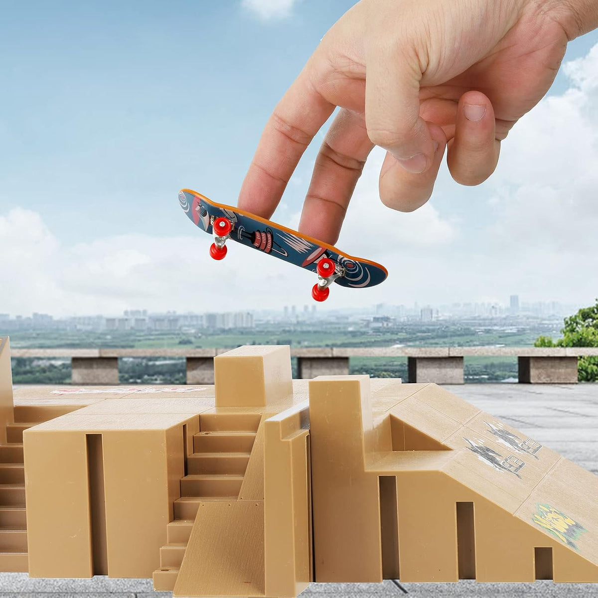HOMETALL Finger Skateboards for Kids Set of 12