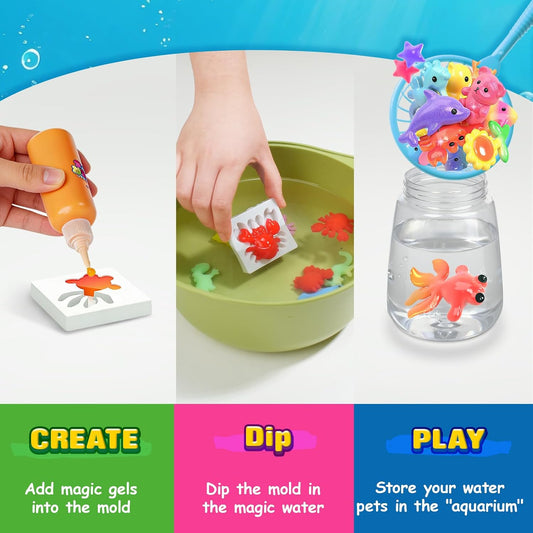 Magic Water Elf Craft Kits - DIY Squishy Maker Toys for Kids Ages 4-8