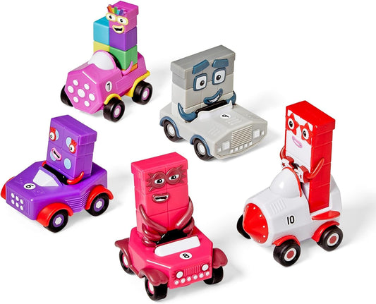 hand2mind Numberblocks Six to Ten Mini Vehicles