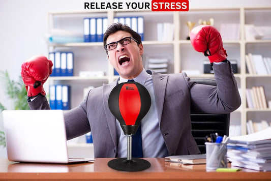 Tech Tools Desktop Punching Bag - White Elephant Gifts for Adults, Fun Punch Gag Gifts for Coworkers, Men & Women Secret Santa Stress Buster