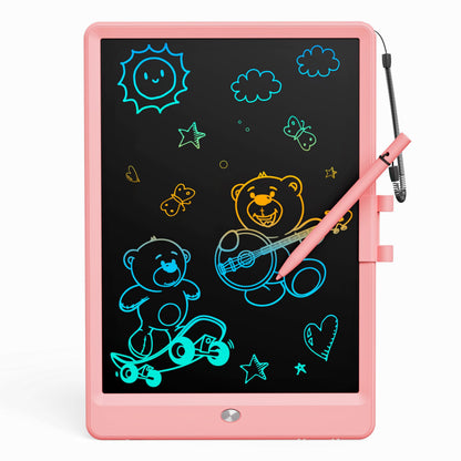 Bravokids Toys for 3-6 Years Old Girls Boys, LCD Writing Tablet 10 Inch Doodle Board, Electronic Drawing Pads, Educational Birthday Gift for 3 4 5 6 7 8 Years Old Kids Toddler (Blue)