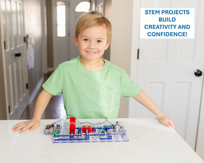 SNAP CIRCUITS Jr. SC-100 STEM Electronics Kit, 100+ Projects, Ages 8+