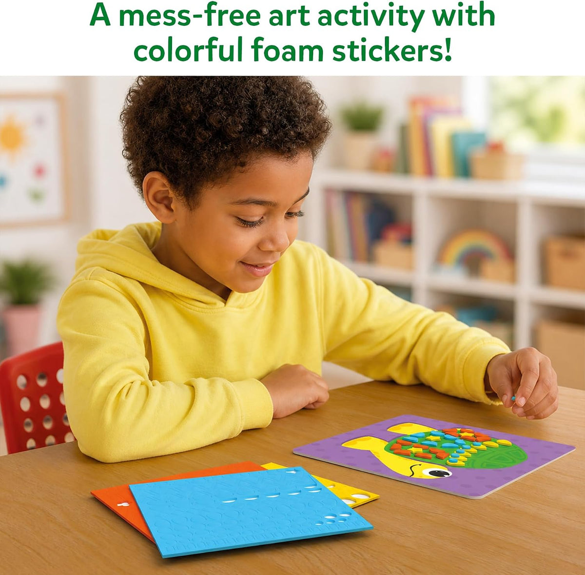 Skillmatics Fun with Foam Sticker Art – Animals, Craft Kit, Gift for Kids