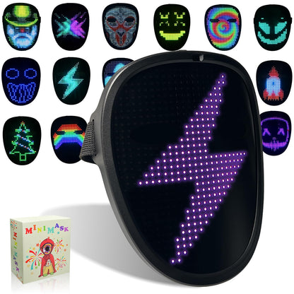 MOYACA Led Mask Light up Mask with Gesture Sensing, Cool Toys Men Boys Gift