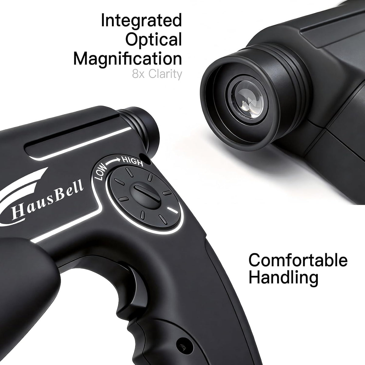HAUSBELL Parabolic Listening Kit-Bionic Ear & 8X Monocular with Headphones