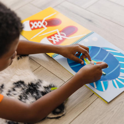 Melissa & Doug Tape Activity Book with 4 Easy-Tear Colored Rolls