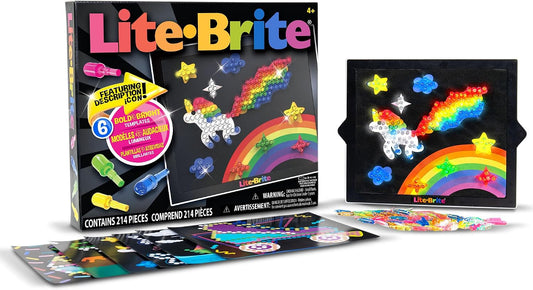 Lite Brite Classic, Favorite Retro Toy - Create Art with Light, STEM, Educational Learning, Holiday, Birthday, Gift, Boys, Kid, Toddler, Girls Age 4+