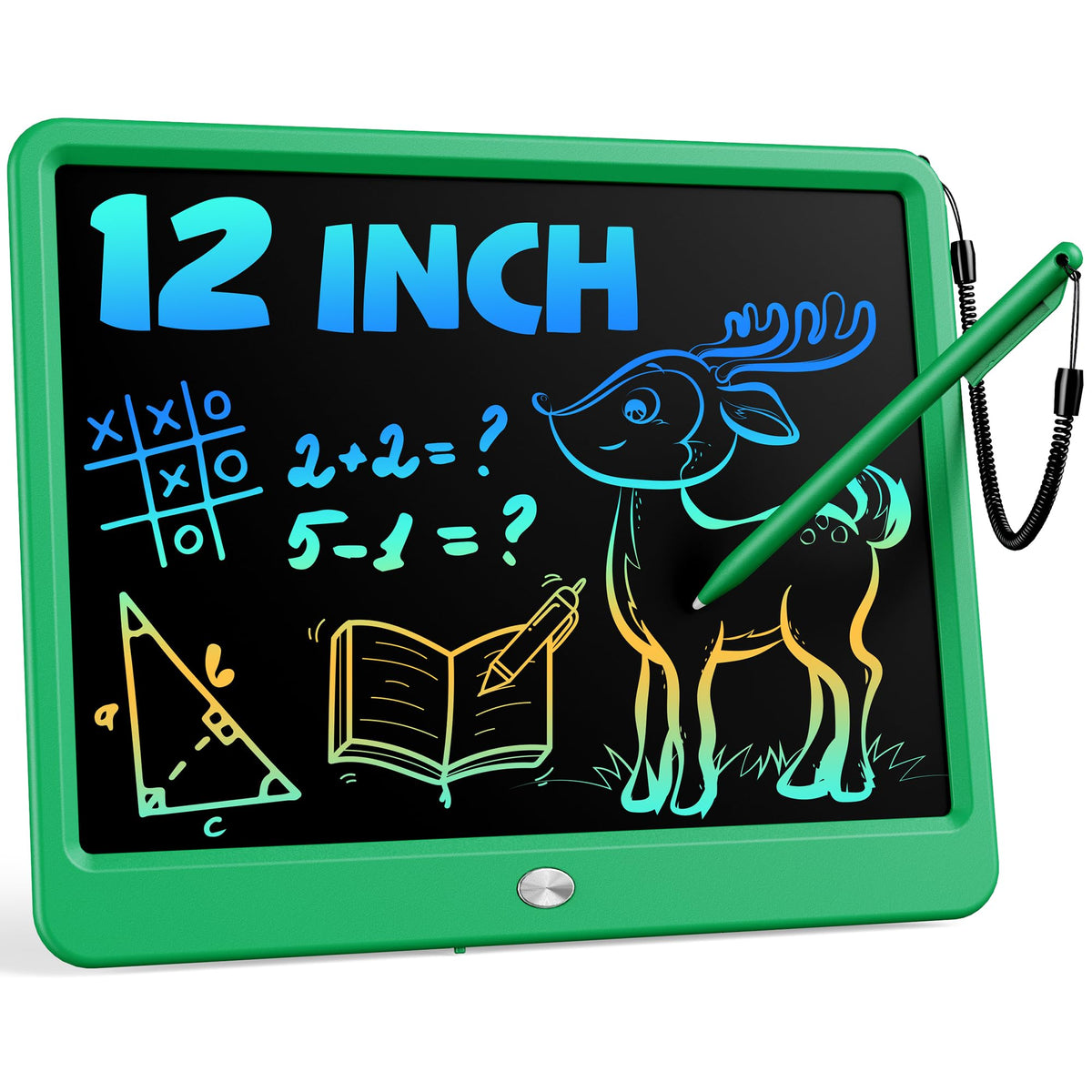 Bravokids Toys for 3-6 Years Old Girls Boys, LCD Writing Tablet 10 Inch Doodle Board, Electronic Drawing Pads, Educational Birthday Gift for 3 4 5 6 7 8 Years Old Kids Toddler (Blue)