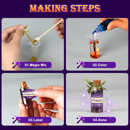 Magic Potion Kit for Girls,22 Potions Magic Mix Set for Kids 6 7 8 9 10 11 12 Years Mystery Potion Making kit Art Craft Kit Gifts Toys for Christmas Halloween Birthday
