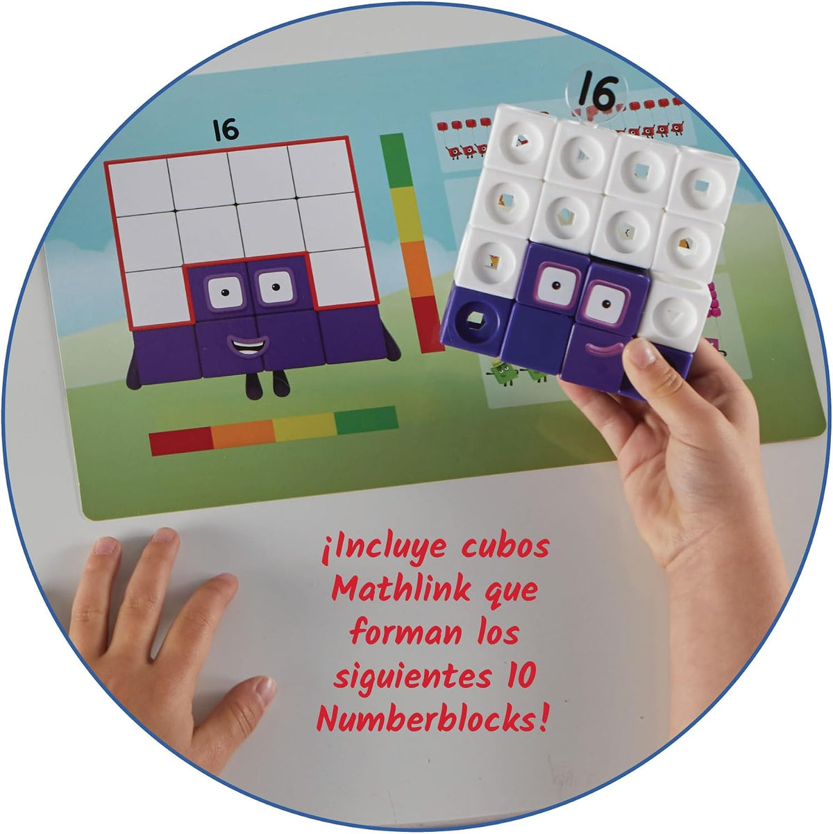 hand2mind MathLink Cubes Numberblocks 11-20 Activity Set, Ages 3+