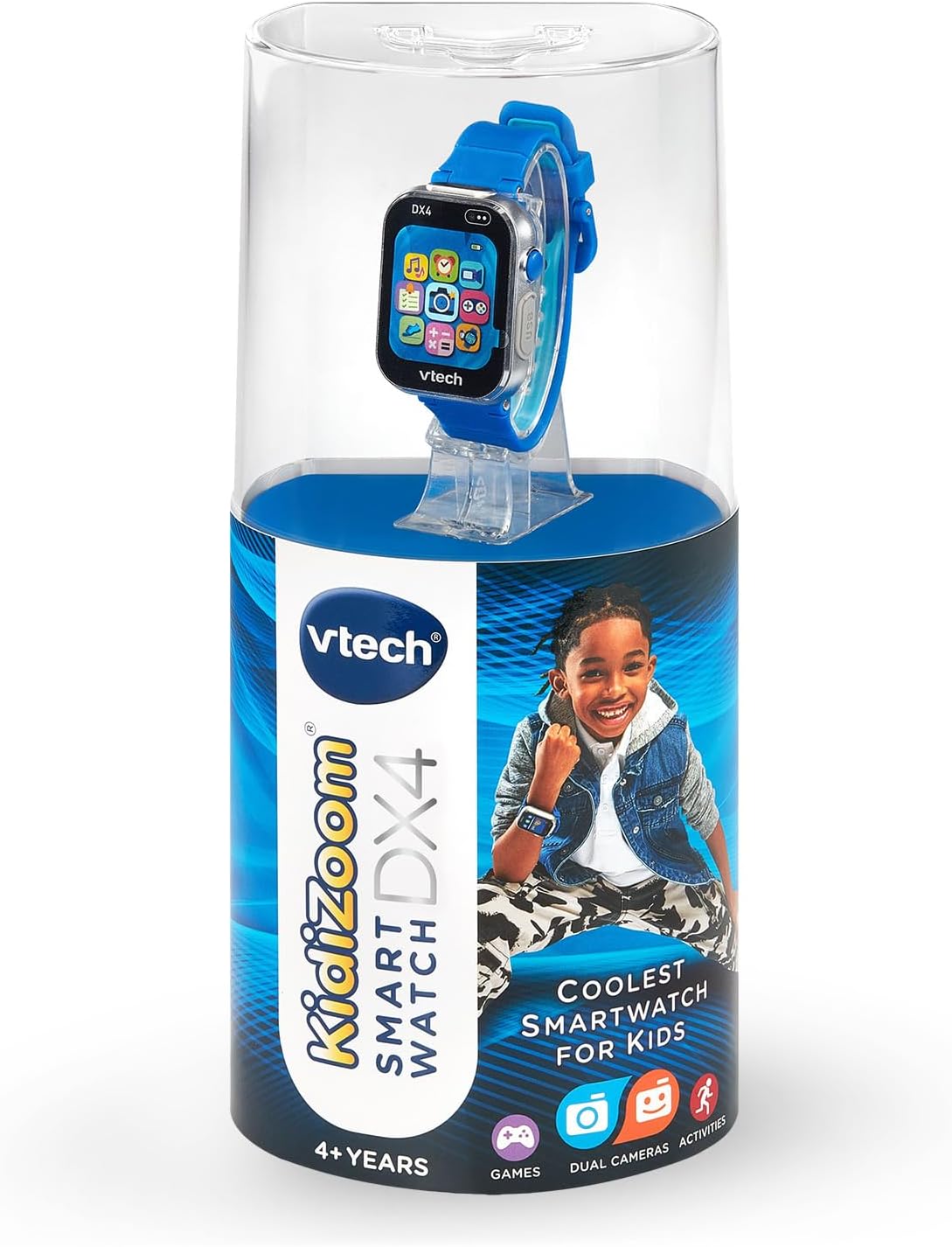 VTech KidiZoom Smartwatch DX4, Blue