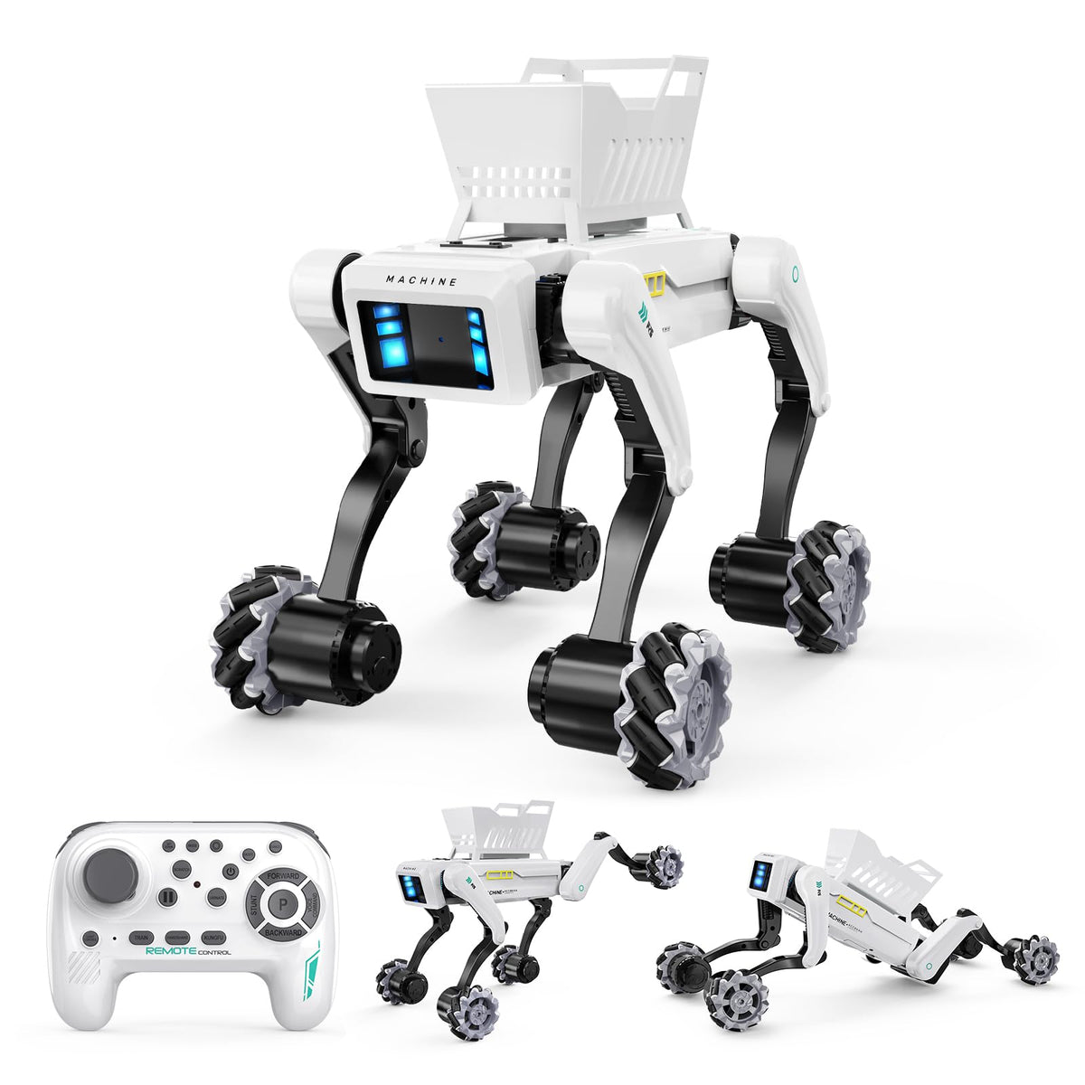 Smart Robot Dog - Interactive STEM Pet with Voice Control, 30+ Actions & APP Programming, Durable Design for Kids Age 6+ (Compatible with iOS/Android)