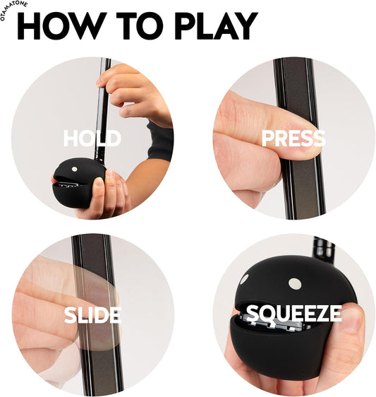 Otamatone Japanese Electronic Synthesizer Musical Instrument Toy - Black