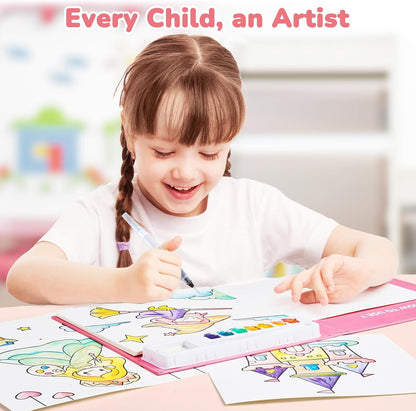 JoyCat Paint with Water Coloring Books for Toddlers (Magical Pony)