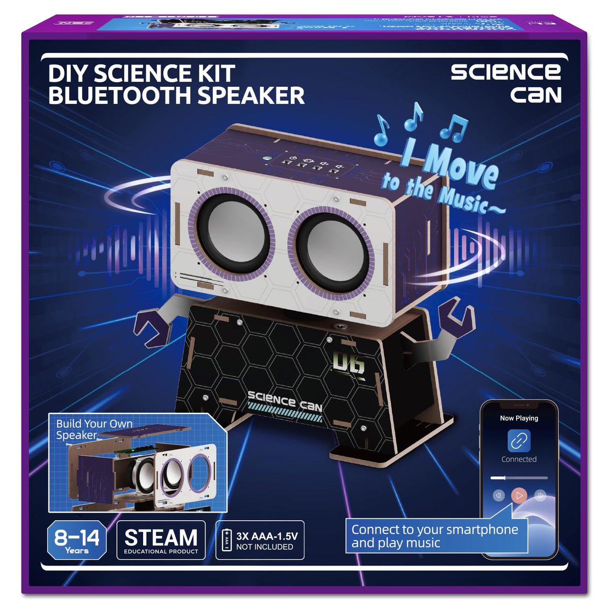 Science Can Electronic Guitar Building Toys, STEM Kits for Kids Age 8-10