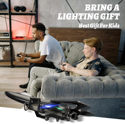 4DRC RC Planes Remote Control Airplanes for Kids Adults,Black,2Batteries