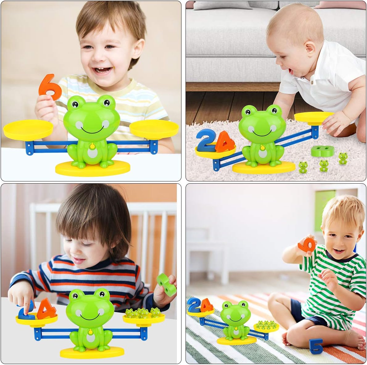 Montessori Toys for 3 Year Old: Frog Math Games Educational and Leaning Toy