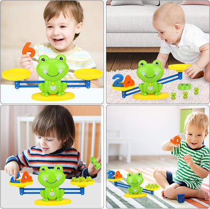 Montessori Toys for 3 Year Old: Frog Math Games Educational and Leaning Toy