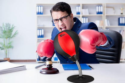 Tech Tools Desktop Punching Bag - White Elephant Gifts for Adults, Fun Punch Gag Gifts for Coworkers, Men & Women Secret Santa Stress Buster