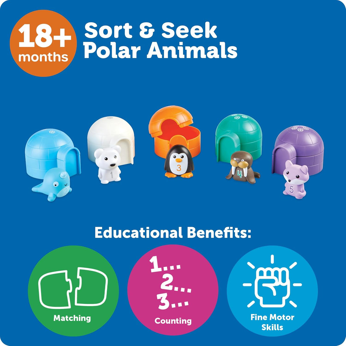 Learning Resources Sort & Seek Polar Animals