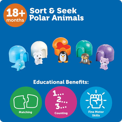 Learning Resources Sort & Seek Polar Animals