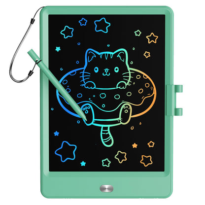 TEKFUN LCD Writing Tablet for Kids, 10-inch Coloring Drawing Pad, Mess Free Doodle Board, Airplane Travel Toys for Boys and Toddlers, Road Trip Essentials, Gifts for 3 4 5 6 7 8 Year Old Girls (Pink)