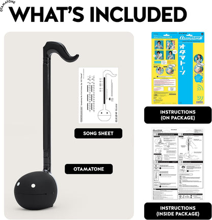 Otamatone Japanese Electronic Synthesizer Musical Instrument Toy - Black