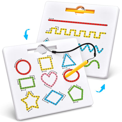 GAMENOTE Magnetic Number Tracing Board Double Sided, Numbers 1-20 Writing