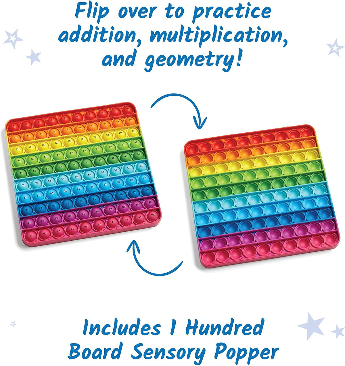 hand2mind Hundred Board Sensory Bubble Popper, Ages 3+