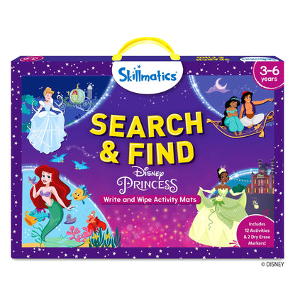 Skillmatics Search and Find Preschool Toy – Disney Princess, Gift for Kids