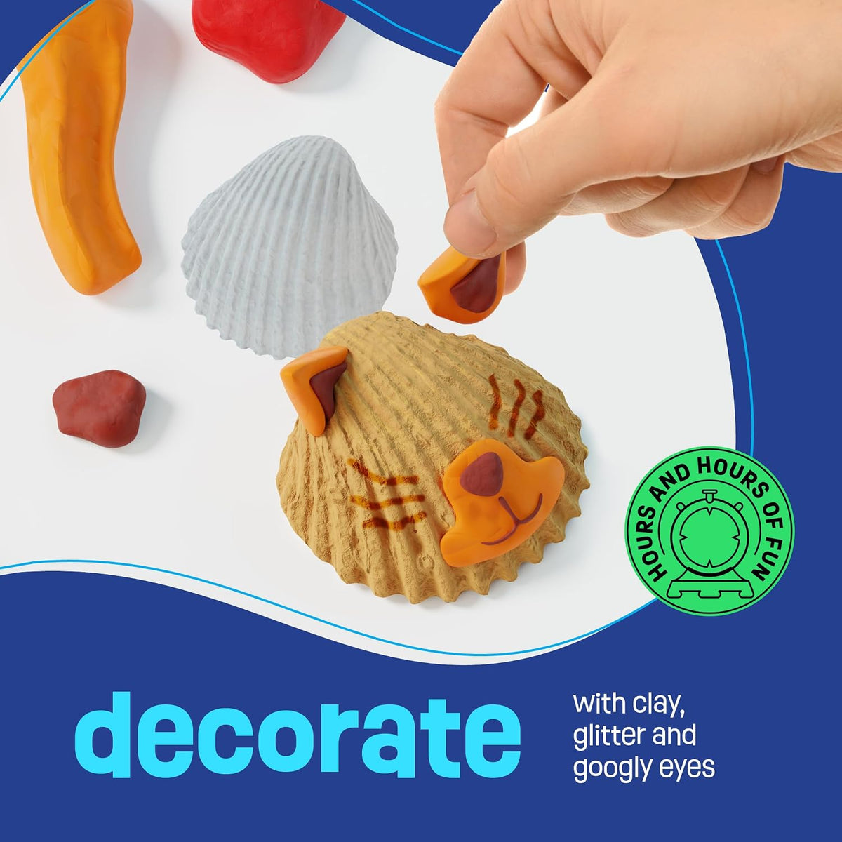 Shell Painting Craft Kit for Kids - Craft Activities Kits - Arts & Crafts