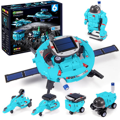 COBFDHA STEM Projects for Kids Age 8-12, Science Kits Boys, Solar Robot Space Toys Gifts 8-14 Year Old Teen Boys Girls, 120Pcs Building Experiments Robots Teenage Ages 9 10 11 12 , Yellow