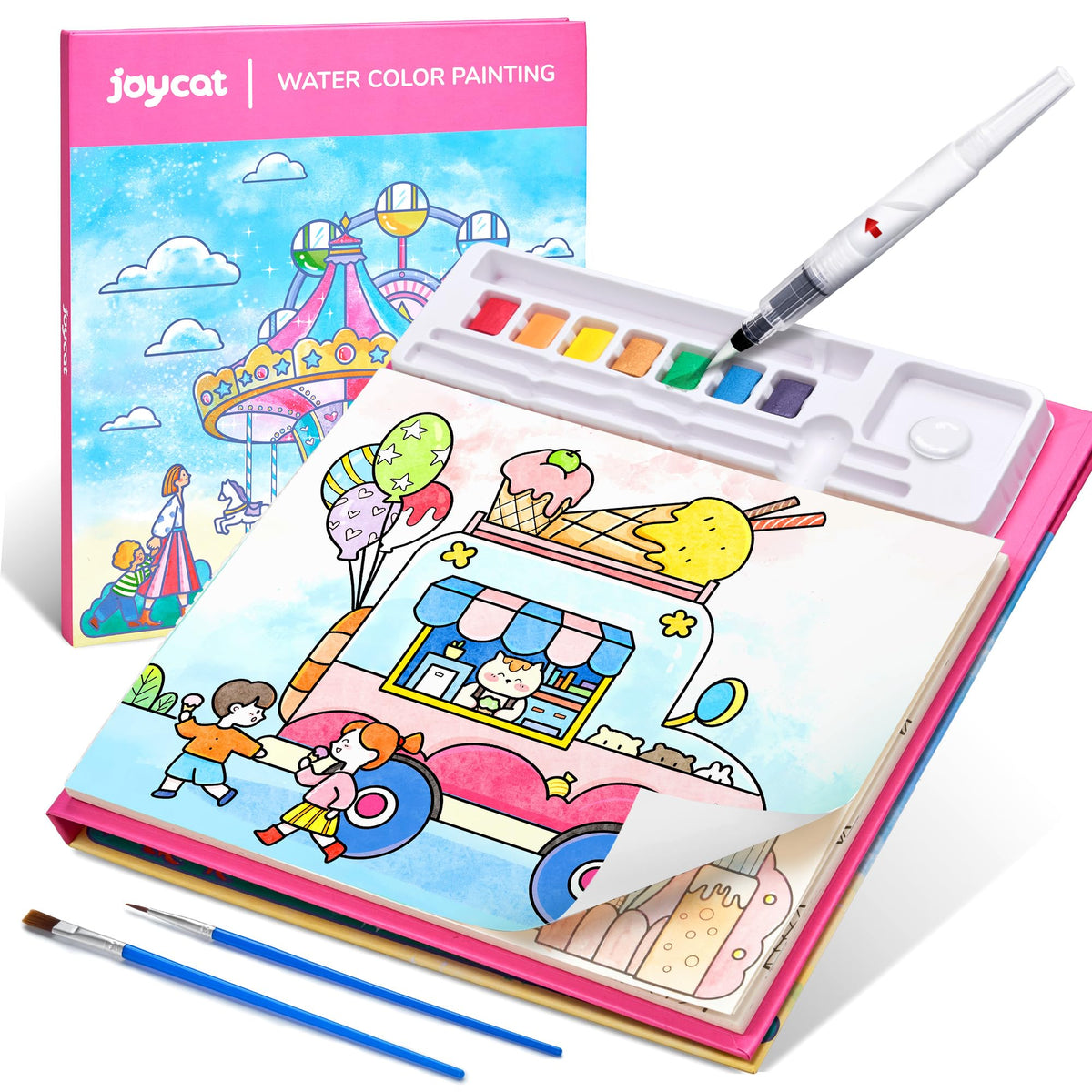 JoyCat Paint with Water Coloring Books for Toddlers (Magical Pony)