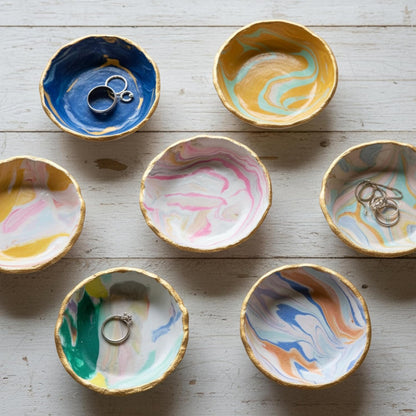 Craft 'n Clay - Jewelry Dish Making Kit for Kids 8-14 Years - DIY Crafts