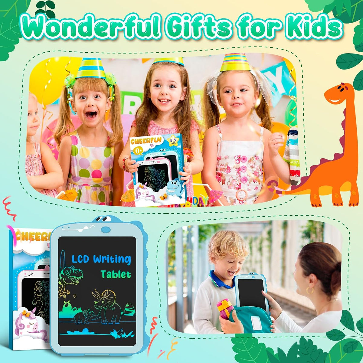 Stocking Stuffers for Kids Doodle Board, Christmas Gift for Airplane Travel