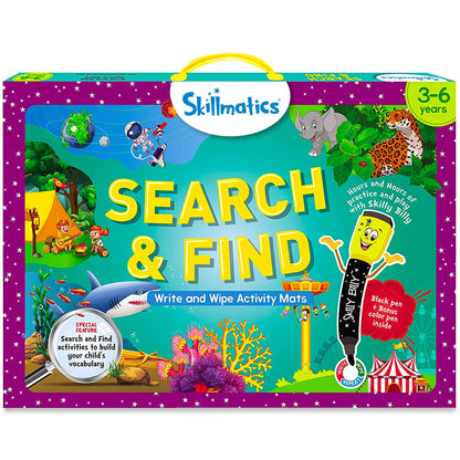 Skillmatics Search and Find Preschool Toy – Disney Princess, Gift for Kids