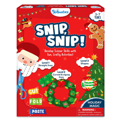 Skillmatics Snip Snip, Scissor Skills, Felt Craft Activity, Gift for Kids