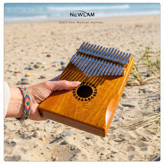 Newlam Kalimba Thumb Piano 17 Keys, Musical Gift for Kids and Adults
