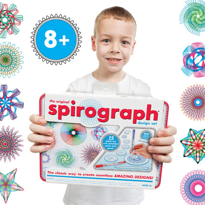 Spirograph Design Set Collectors Tin Arts and Crafts for Kids Drawing Kit
