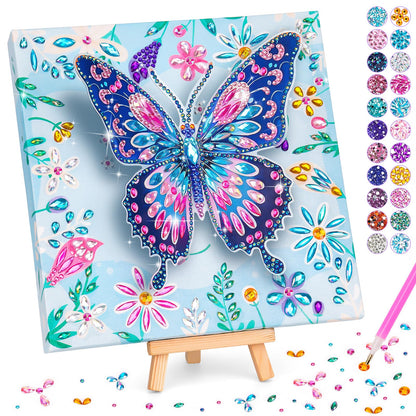 Crafts for Kids Age 8-12, Girls Birthday Gifts, Butterfly Diamond Painting