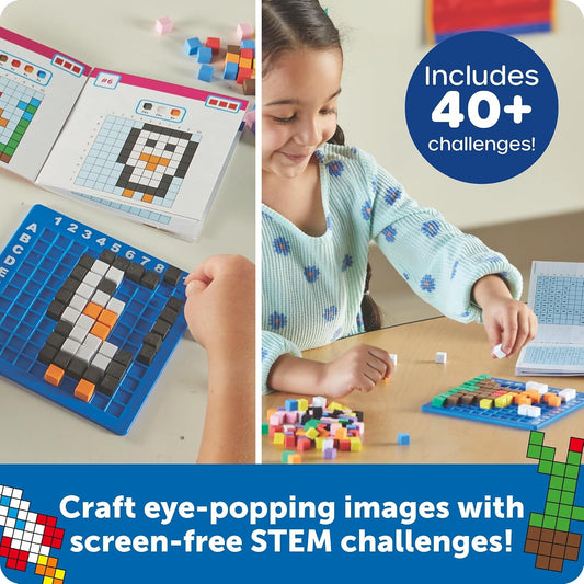 Learning Resources Pixel Art Challenge The Original STEM Pixel Art