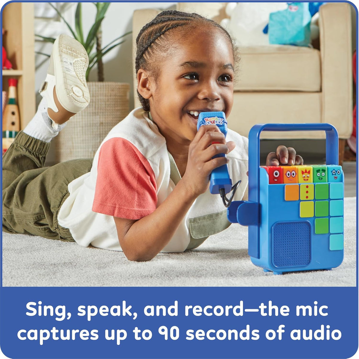 hand2mind Numberblocks Sing and Record Music Player, Ages 3+