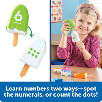 Learning Resources Smart Snacks Number Pops, The Original Number Popsicles