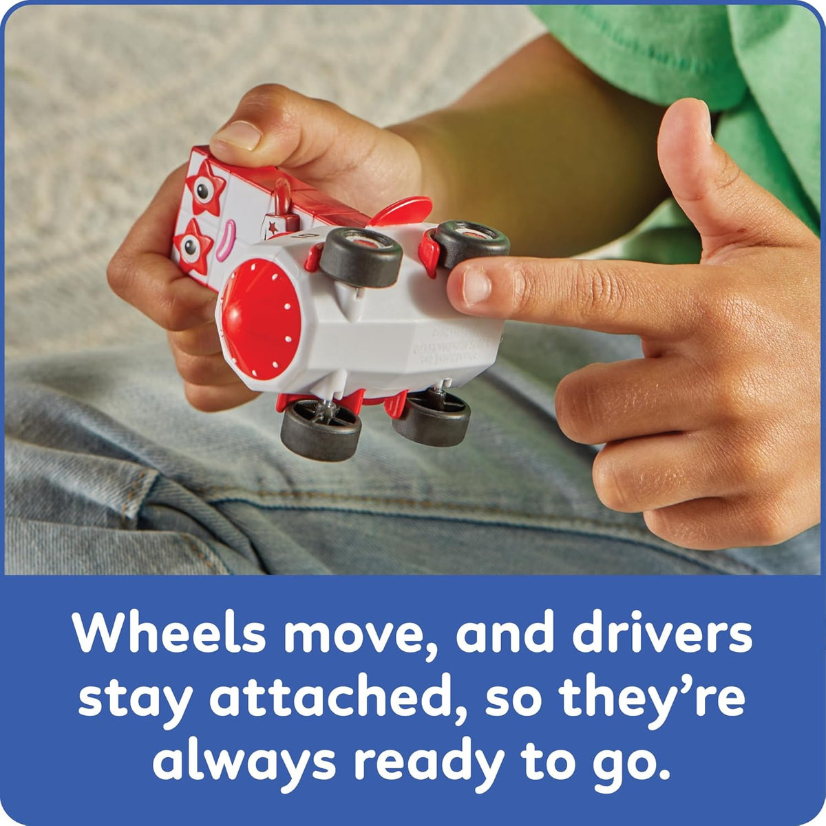 hand2mind Numberblocks Six to Ten Mini Vehicles